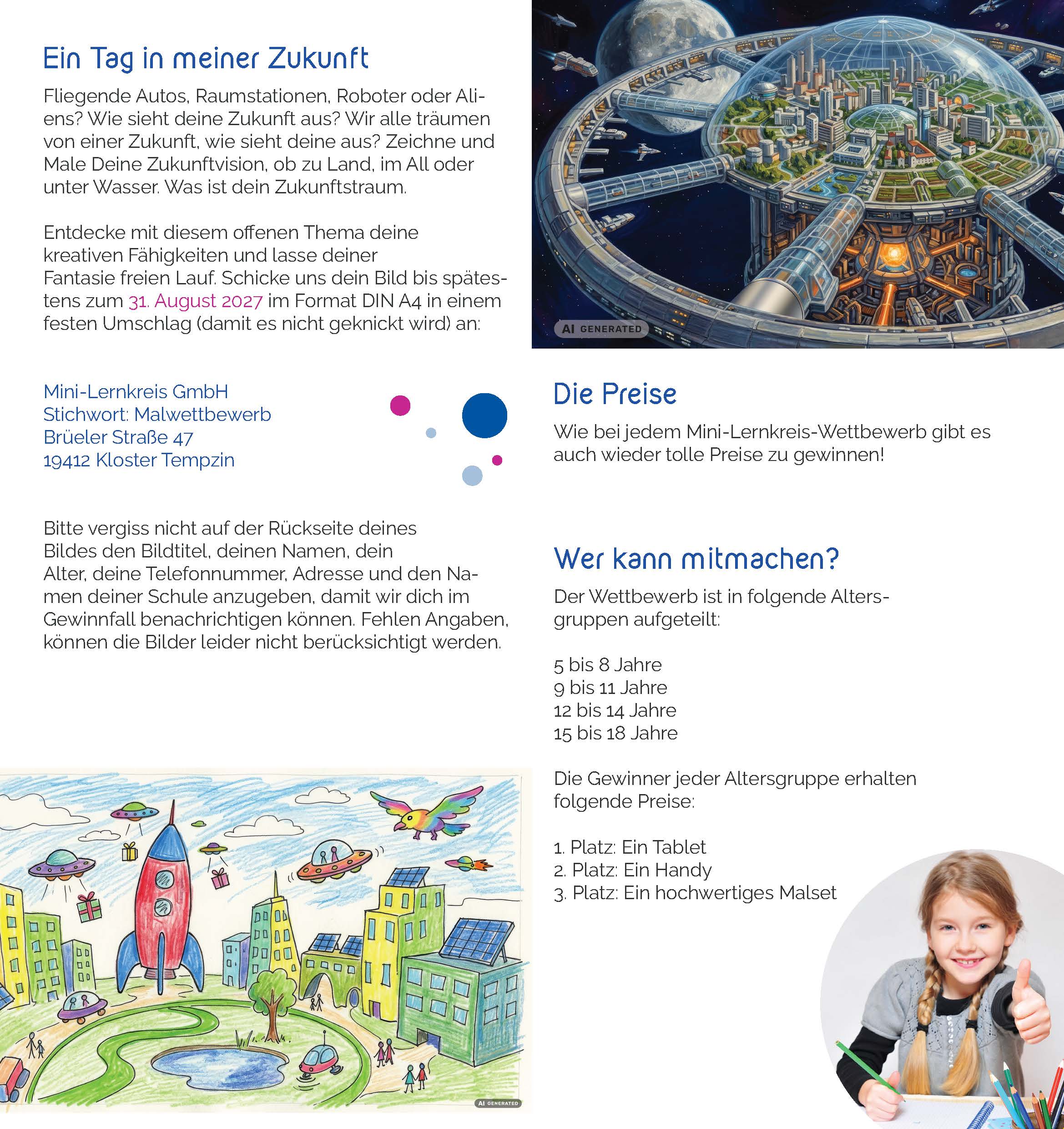 Mini-Lernkreis Malwettbewerb 2026 - Unterwasserwelten - Mini-Lernkreis - Nachhilfe vor Ort