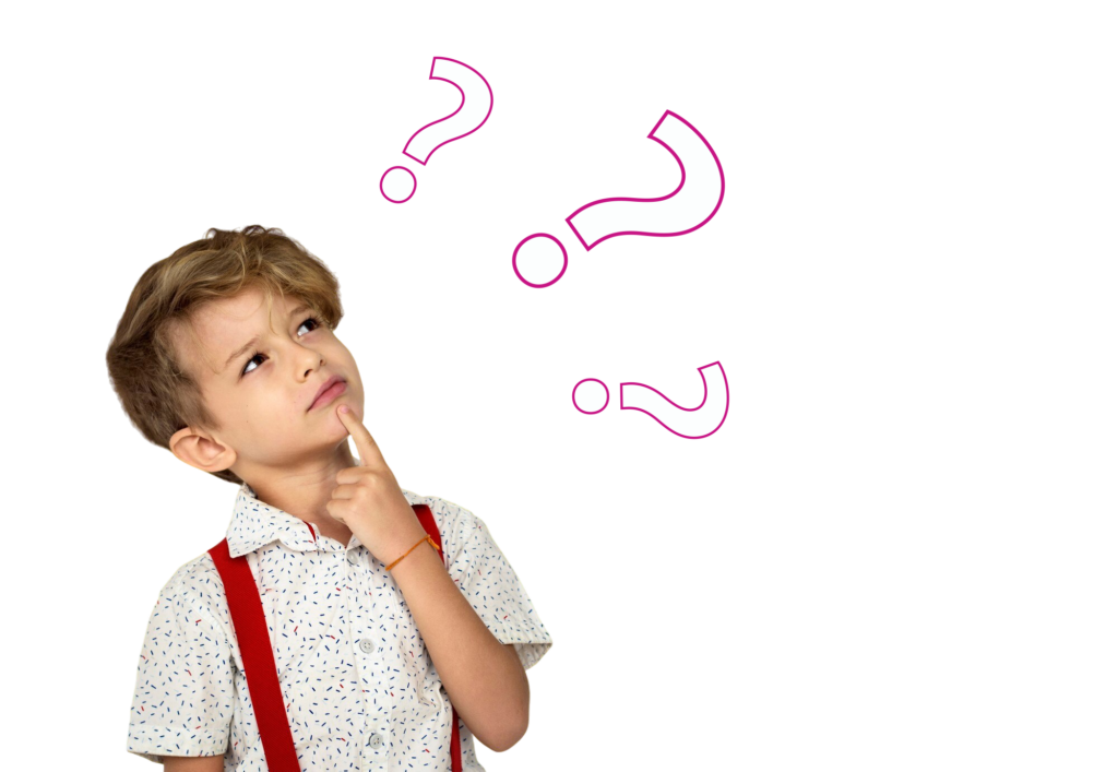 LRS-Förderung bei Mini-Lernkreis, Kind hat Fragen mit Fragezeichen